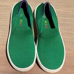 Rothy’s Kids Green Sneakers Sz 13
